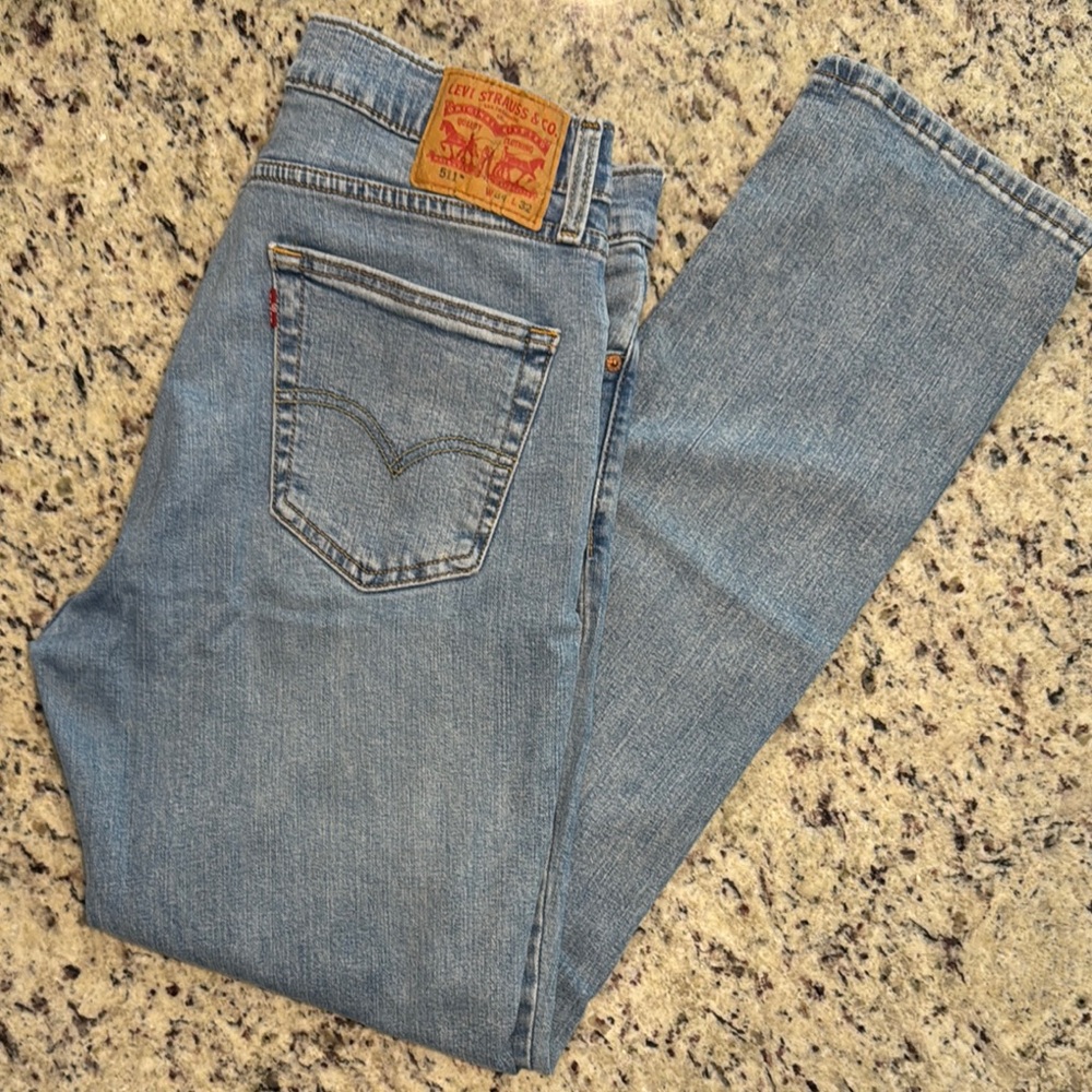Levi's Blue Straight Jeans Timeless Style